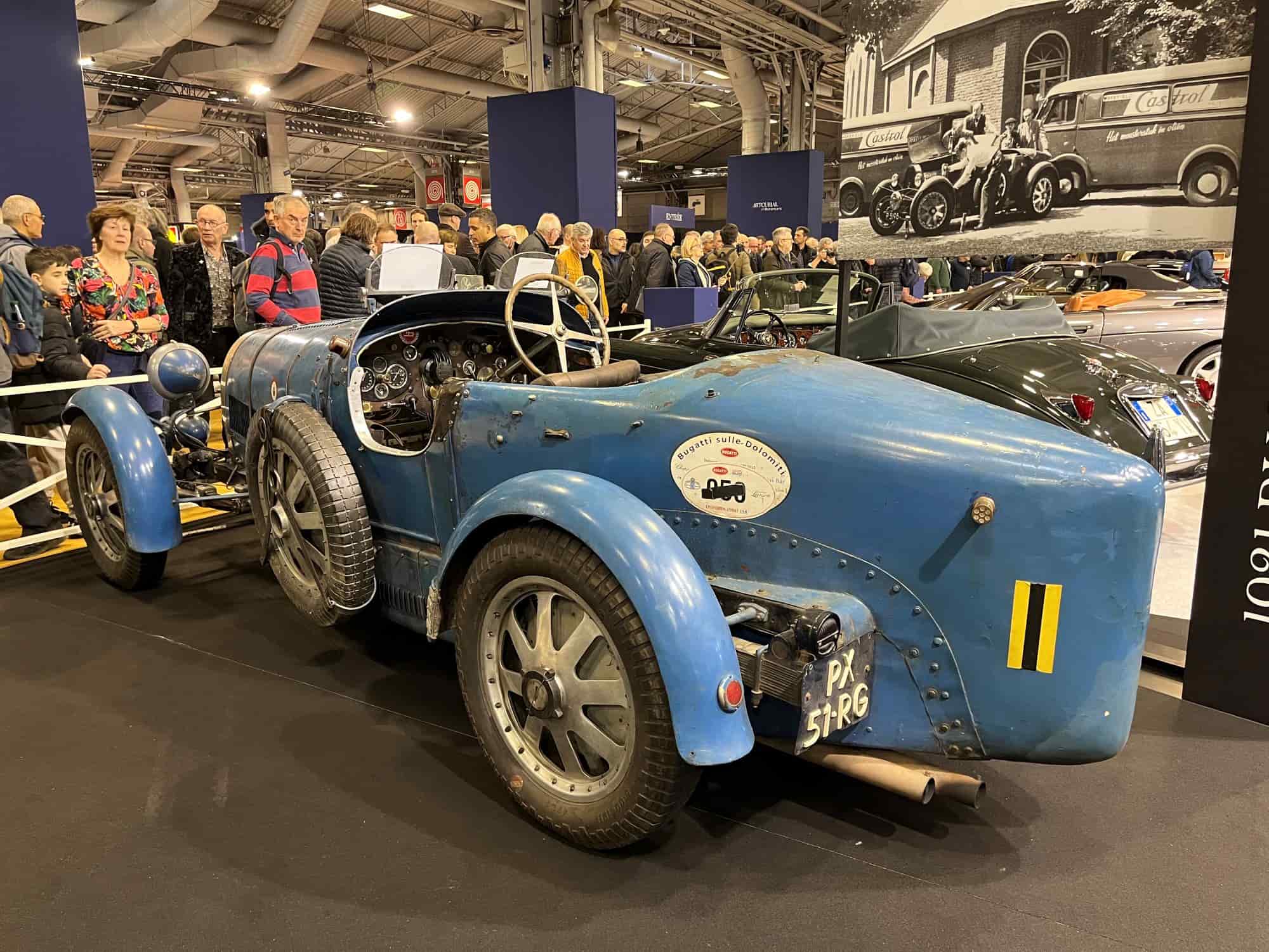 Arrière de la Bugatti 43 Grand Sport Prima Donna de 1931 vendu aux enchères au Rétromobile 2023