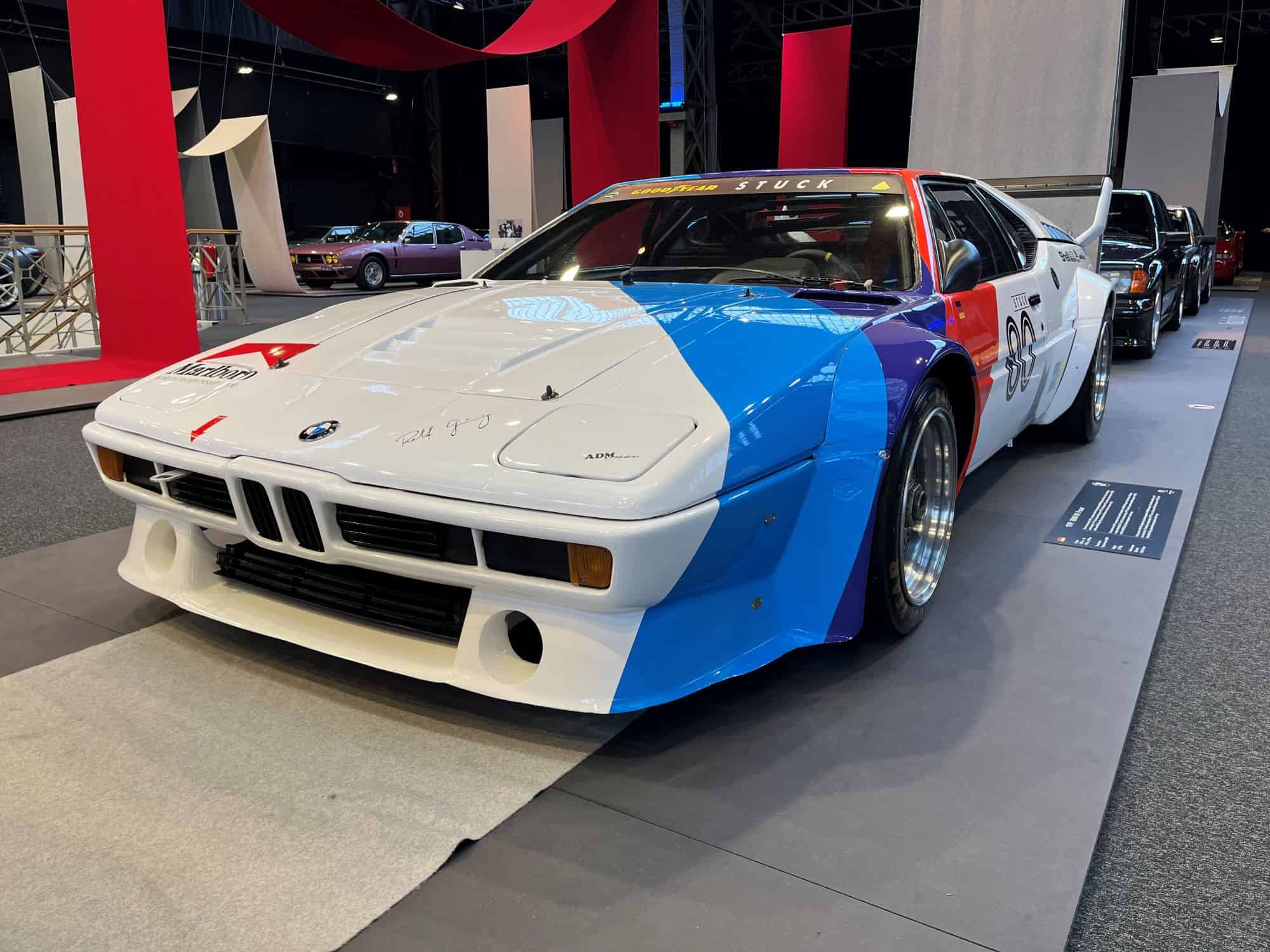 BMW M1 Procar au musée Autoworld à Bruxelles en janvier 2023